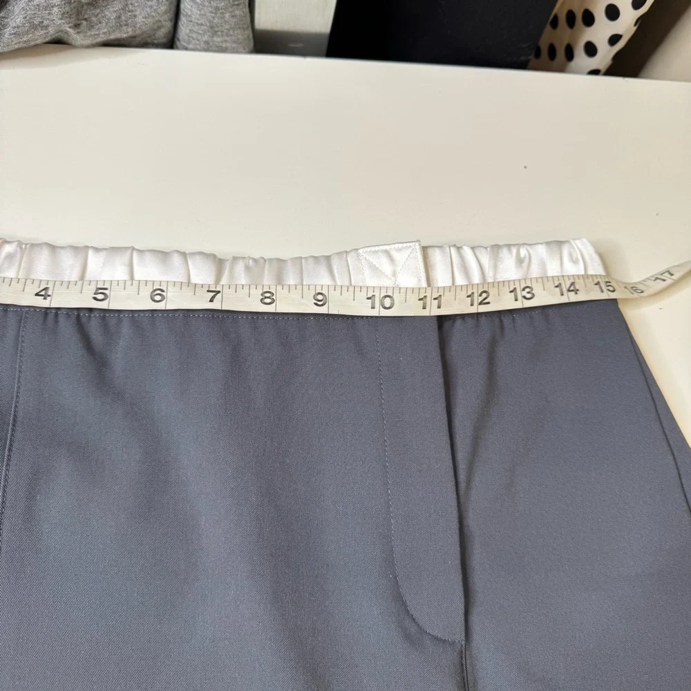 Zara Midi skirt Mid-rise and elastic waistband pencil high split skirt size sm